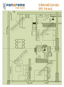 Bán Căn hộ 74m2 panorama - Giá gốc chủ đầu tư