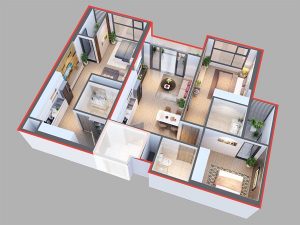 Xu hướng căn hộ Dual Key (hai chìa khóa/chìa khóa kép)