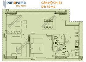 Bán Căn 2 ngủ 75m2 Panorama Hoàng Văn Thụ Giá rẻ