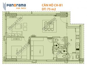 Bán Căn 2 ngủ 75m2 Panorama Hoàng Văn Thụ Giá rẽ